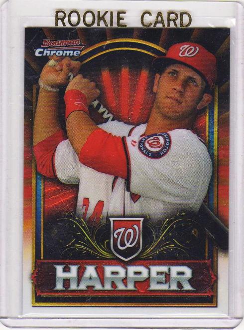 2011 Bowman Chrome Harper Exclusive Bryce Harper rookie Card #BCE1 MINT - Washington Nationals