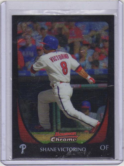 2011 Bowman Chrome Shane Victorino  Card #11 - Philadelphia Phillies