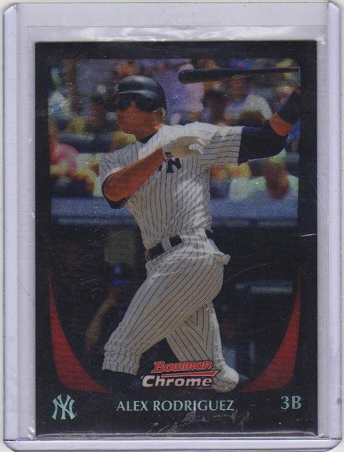 2011 Bowman Chrome Alex Rodriguez  Card #151 - New York Yankees
