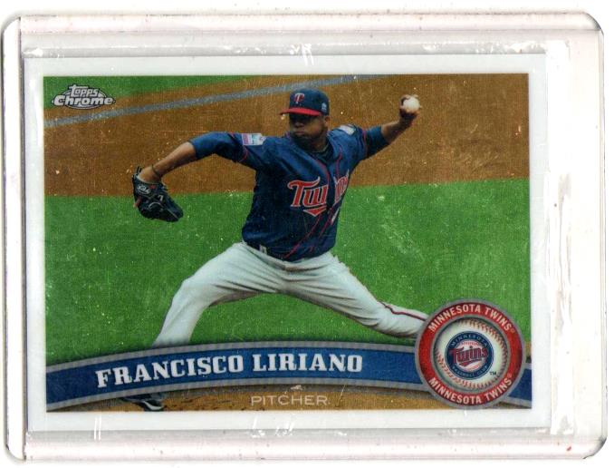 2011 Topps Chrome Francisco Liriano  Card #118 - Minnesota Twins