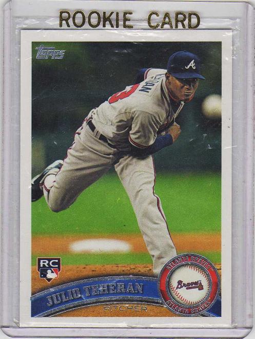 2011 Topps Update Julio Teheran Rookie Card #US152 - Atlanta Braves