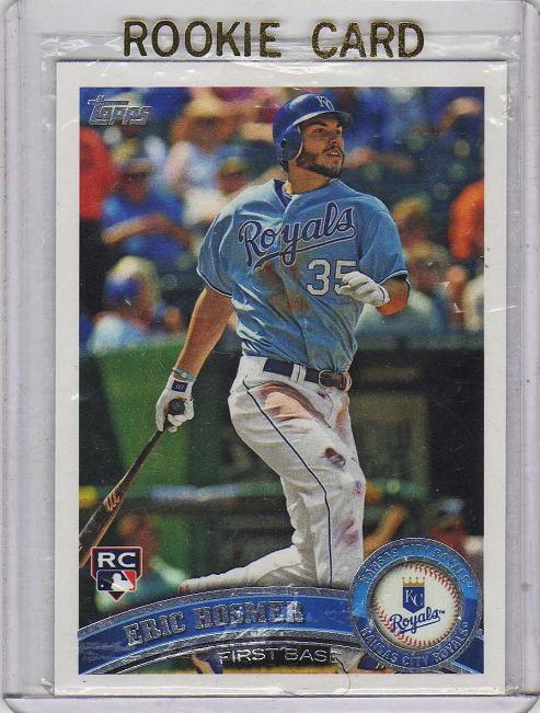 2011 Topps Update Eric Hosmer Rookie Card #US155 - Kansas City Royals