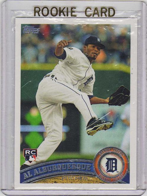 2011 Topps Update Al Alburquerque Rookie Card #US165 - Detroit Tigers
