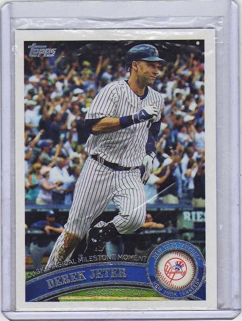 2011 Topps Update Derek Jeter  Card #US252 - New York Yankees