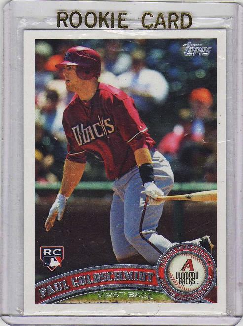 2011 Topps Update Paul Goldschmidt Rookie Card #US47 - Arizona Diamondbacks